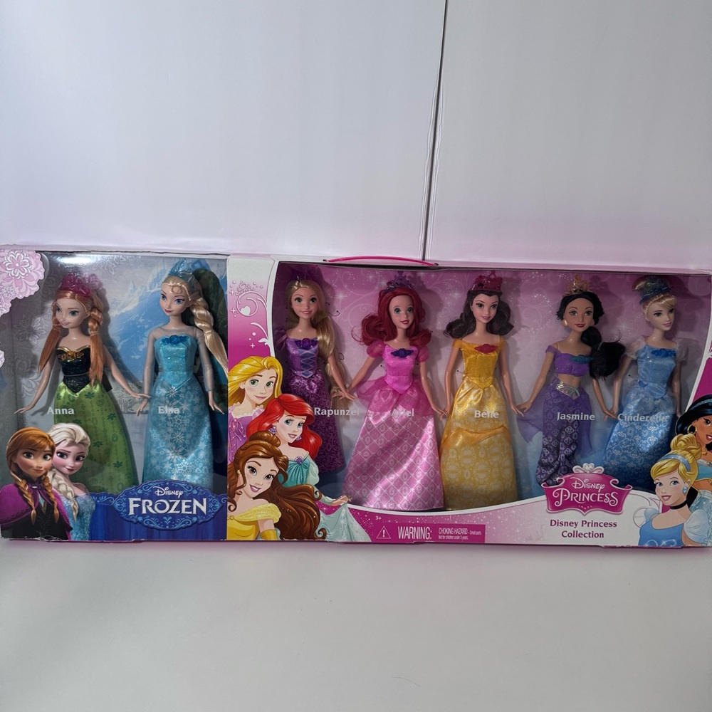 Disney Princess 7 Dolls  Collection